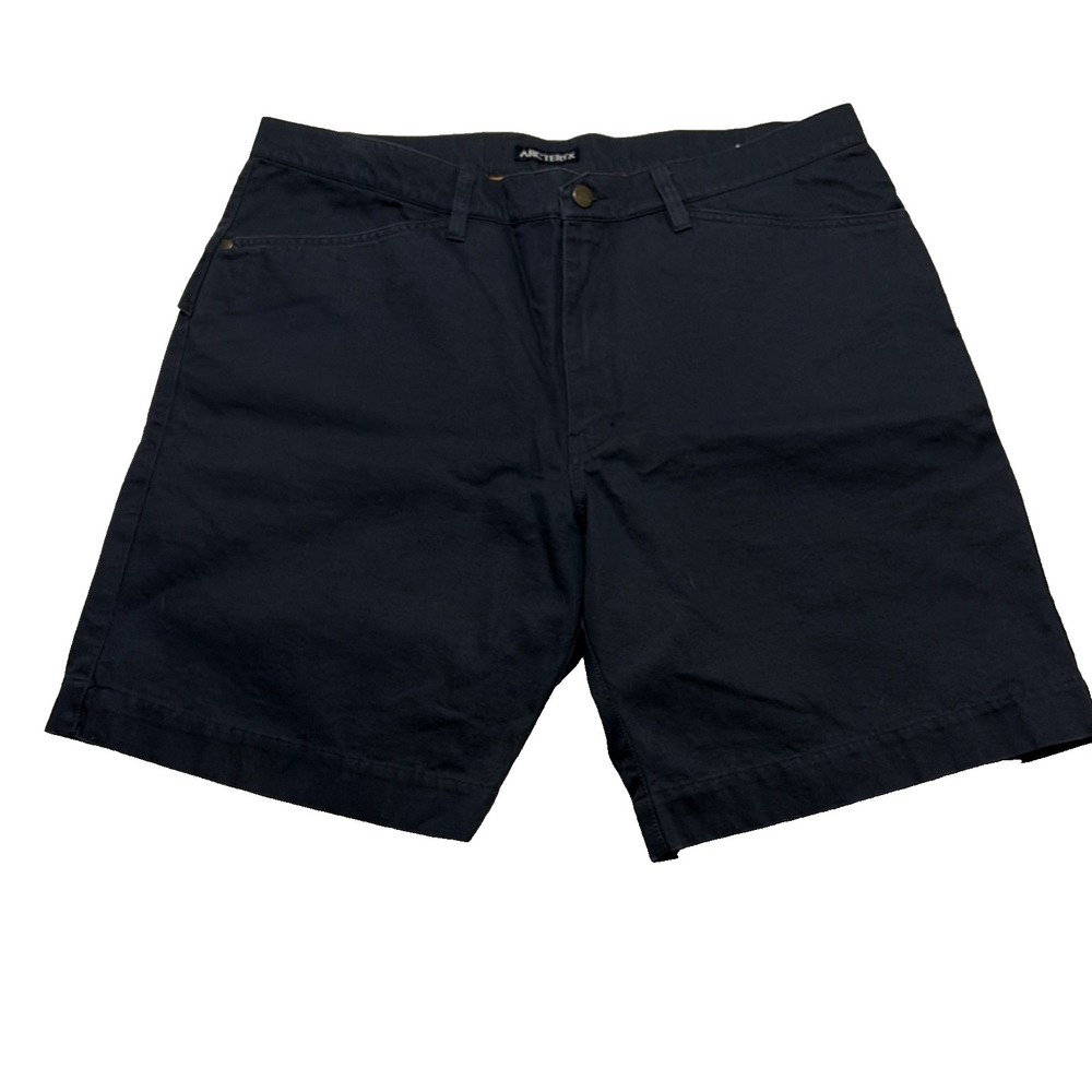 Arcteryx Atlin Chino Shorts Men's 36 Blue‎ Gorpcore Hiking Climbing Camping